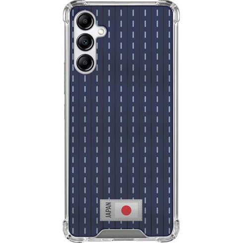 Japan Soccer Flag Galaxy A14 5G Clear Case